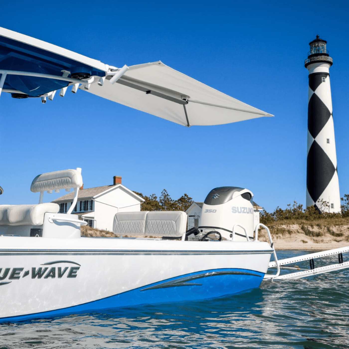 TACO Marine ShadeFin with White Fabric & Bag Kit - T10-3000-1