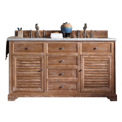 James Martin Vanities Savannah 60" Driftwood Double Vanity - 238-104-5611-3AF