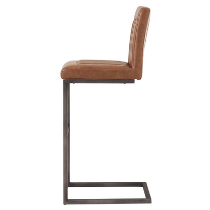 New Pacific Direct Ronan PU Leather Bar Stool, (Set of 2)  - 1060009-215