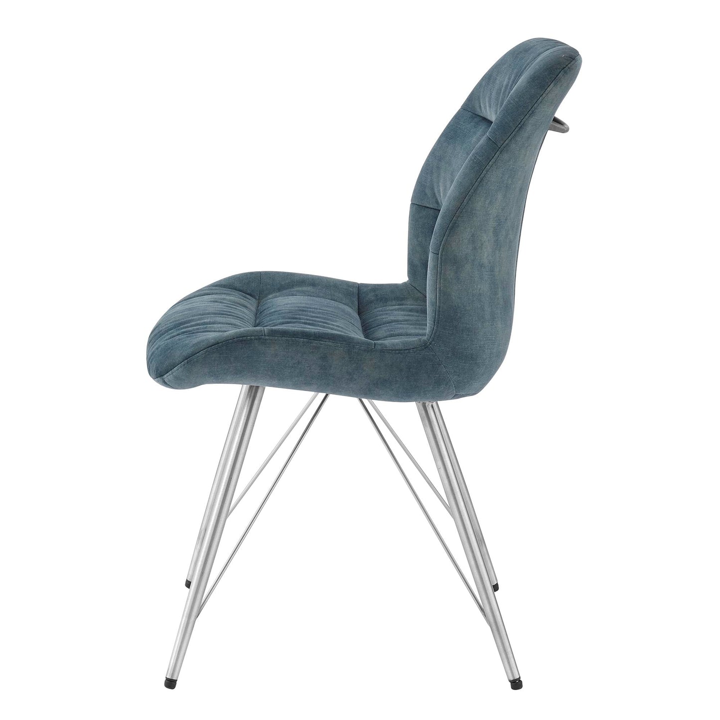 New Pacific Direct Raven Velvet Fabric Dining Side Chair, (Set of 2) 1060018-217 - 1060018-217