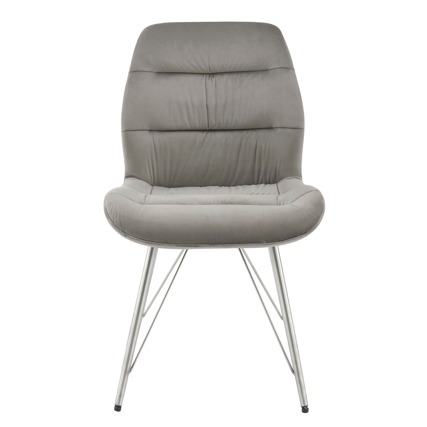 New Pacific Direct Raven Velvet Fabric Dining Side Chair, (Set of 2) 1060018-363 - 1060018-363