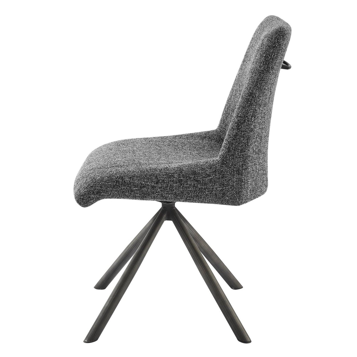 New Pacific Direct Viona Fabric Swivel Dining Side Chair (Seat), (Set of 2) 1060019-219 - 1060019-219