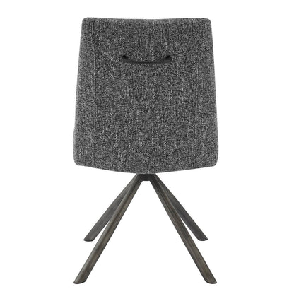 New Pacific Direct Viona Fabric Swivel Dining Side Chair (Seat), (Set of 2) 1060019-219 - 1060019-219