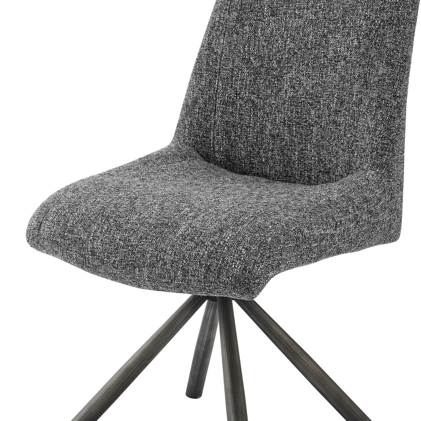 New Pacific Direct Viona Fabric Swivel Dining Side Chair (Seat), (Set of 2) 1060019-219 - 1060019-219