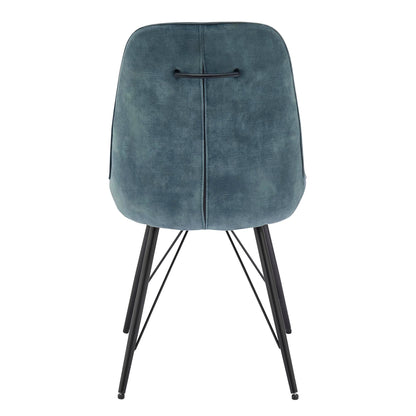 New Pacific Direct Pablo Velvet Fabric Dining Side Chair, (Set of 2) 1060021-217 - 1060021-217
