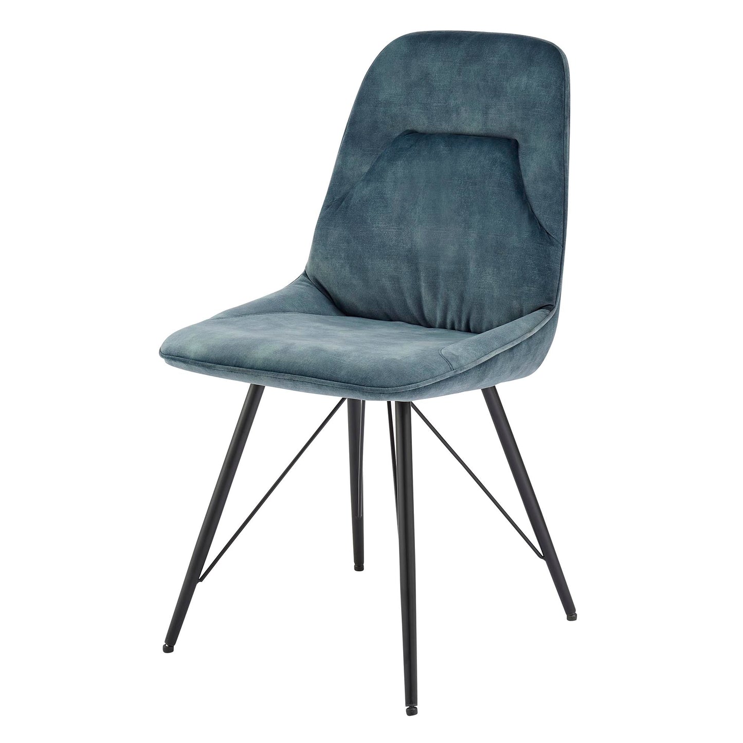 New Pacific Direct Pablo Velvet Fabric Dining Side Chair, (Set of 2) 1060021-217 - 1060021-217