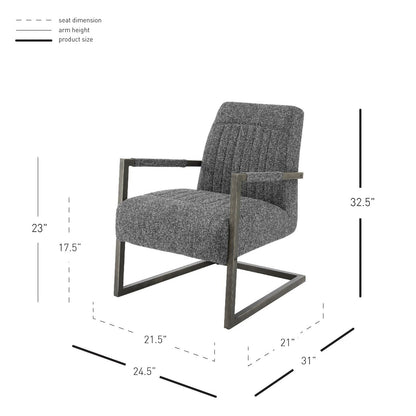 New Pacific Direct Jonah Fabric Accent Arm Chair 1060031-219 - 1060031-219