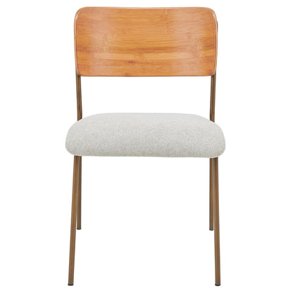 New Pacific Direct Leshia KD Fabric Bamboo Dining Side Chair, (Set of 2) -  1160028-406N
