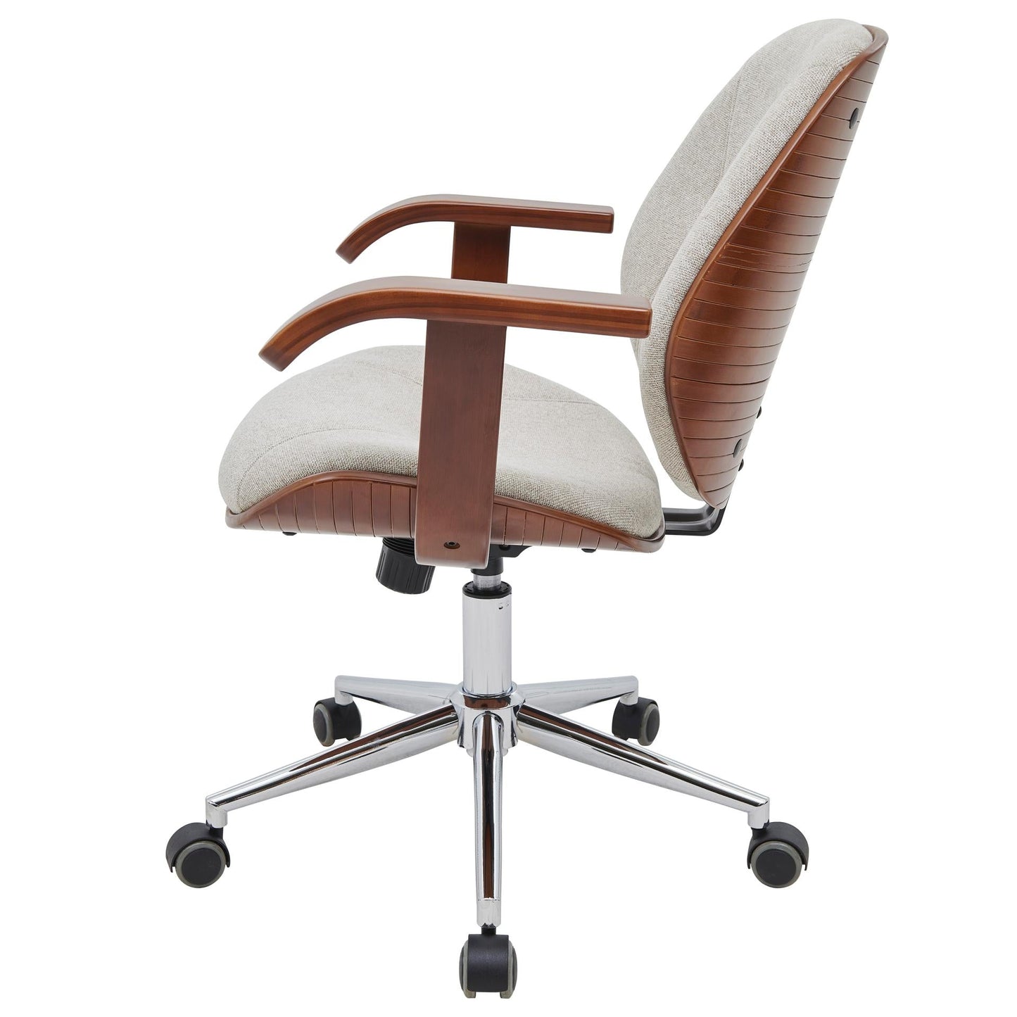 New Pacific Direct Samuel Fabric Bamboo Office Chair w/ Armrest  - 1160031-406WL