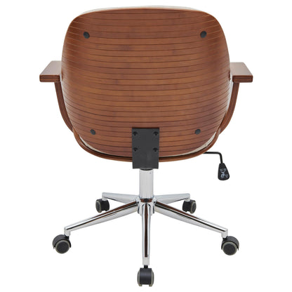 New Pacific Direct Samuel Fabric Bamboo Office Chair w/ Armrest  - 1160031-406WL