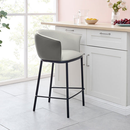 New Pacific Direct Seymor PU Counter Stool w/ Arms -  1240010-5059