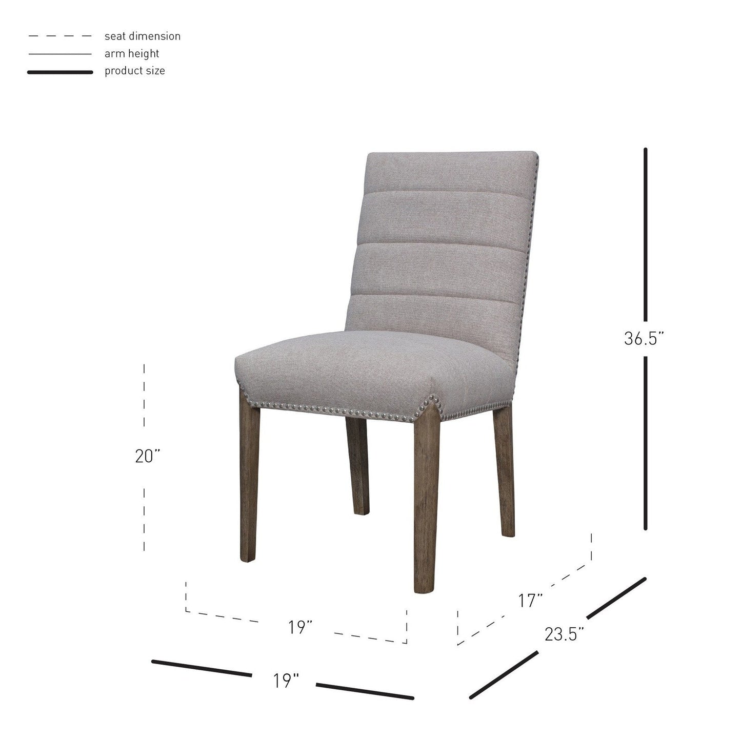 New Pacific Direct Alfred Fabric Chair, (Set of 2) - 1250014-406