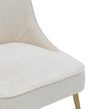 New Pacific Direct Cedric KD Fabric Dining Side Chair Gold Legs, (Set of 2) -  1250024-567
