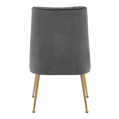 New Pacific Direct Cedric KD Fabric Dining Side Chair Gold Legs, (Set of 2)  - 1250024-568