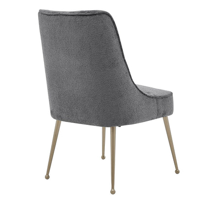 New Pacific Direct Cedric KD Fabric Dining Side Chair Gold Legs, (Set of 2)  - 1250024-568