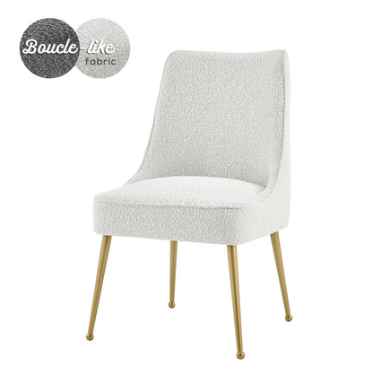 New Pacific Direct Cedric Fabric Dining Side Chair Gold Legs, (Set of 2) -  1250026-563