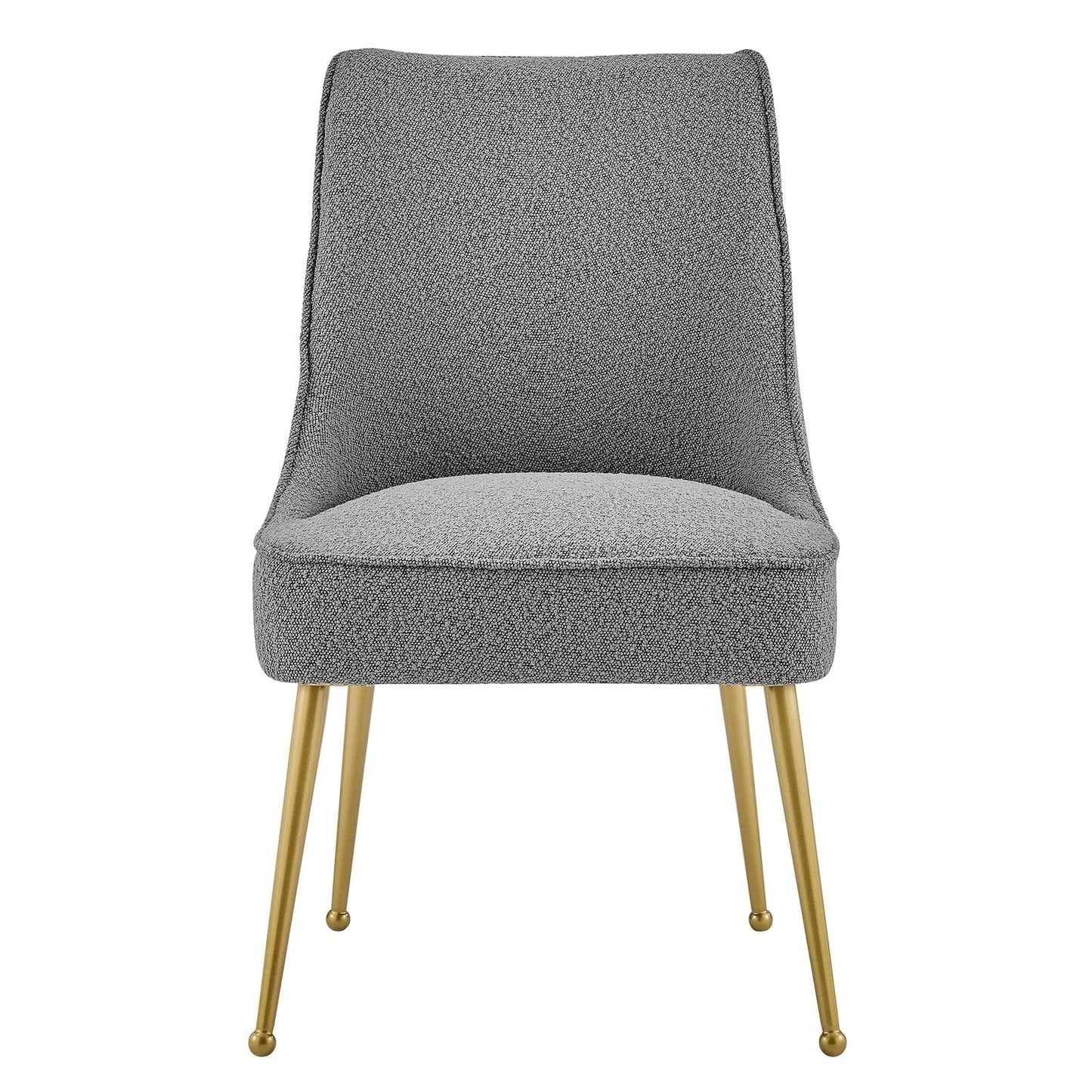 New Pacific Direct Cedric Fabric Dining Side Chair Gold Legs, (Set of 2)  - 1250026-564