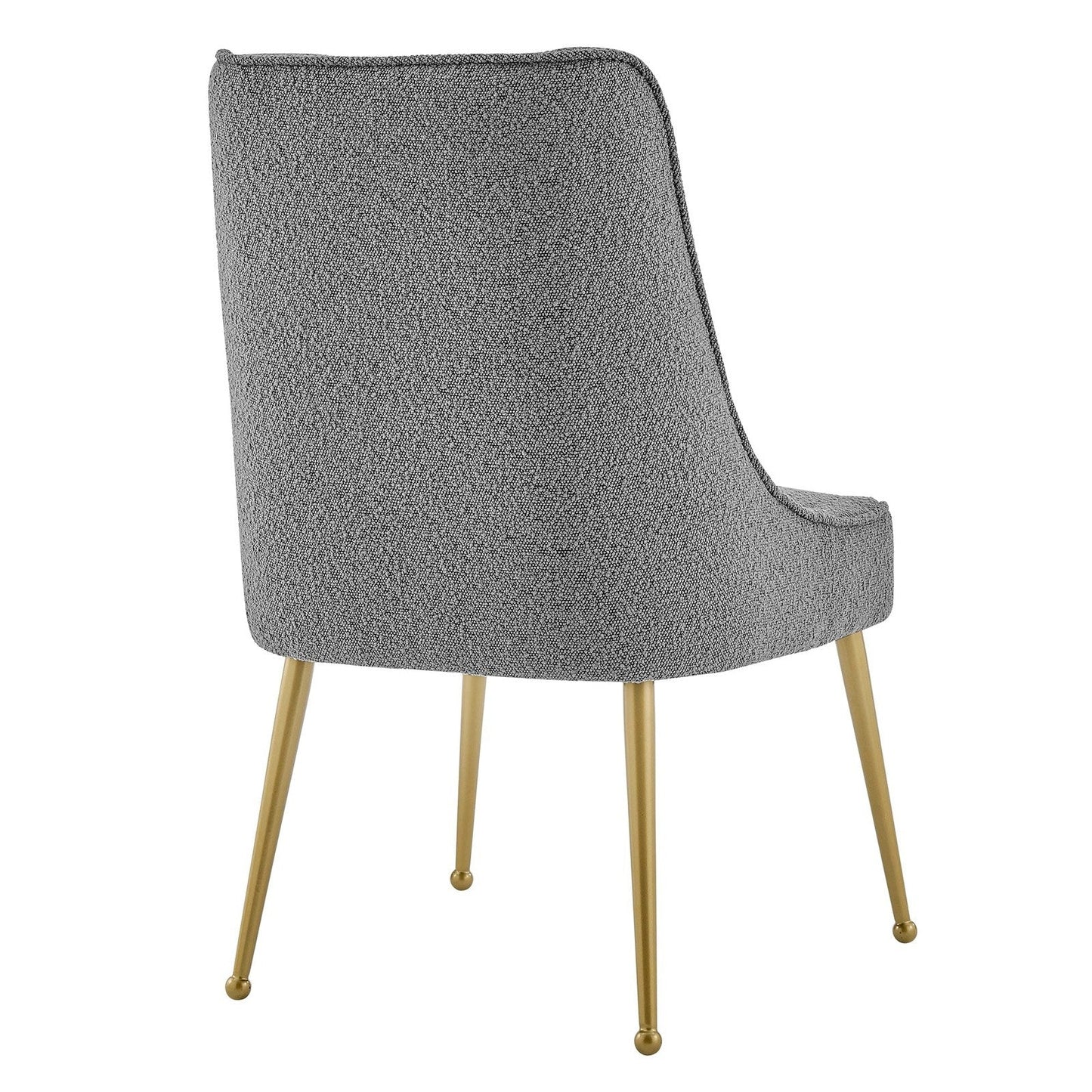 New Pacific Direct Cedric Fabric Dining Side Chair Gold Legs, (Set of 2)  - 1250026-564