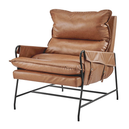 New Pacific Direct Thierry PU Accent Arm Chair  - 1250030-VCD