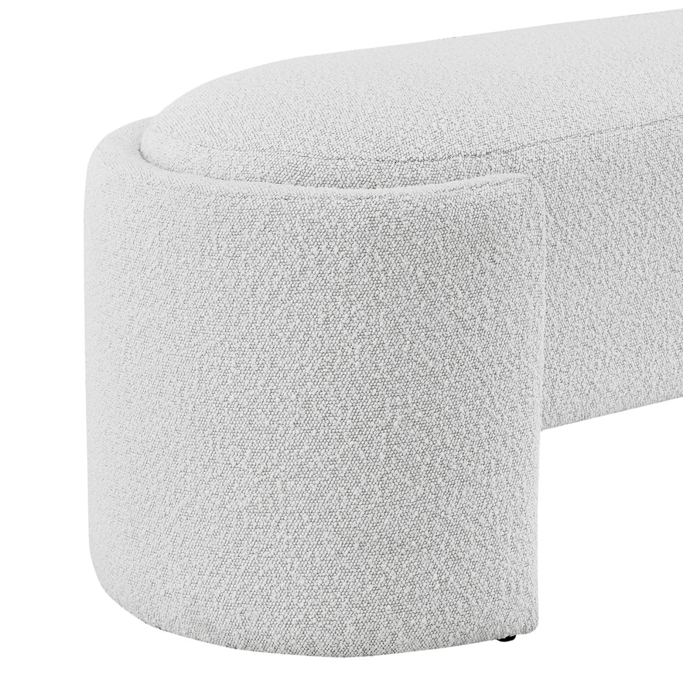 New Pacific Direct Felicia Fabric Bench 1250046-563 - 1250046-563