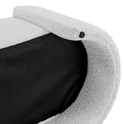 New Pacific Direct Felicia Fabric Bench 1250046-563 - 1250046-563