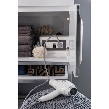 James Martin Vanities Columbia 72" Double Vanity - 388-V72D-AGR-MB-DGG