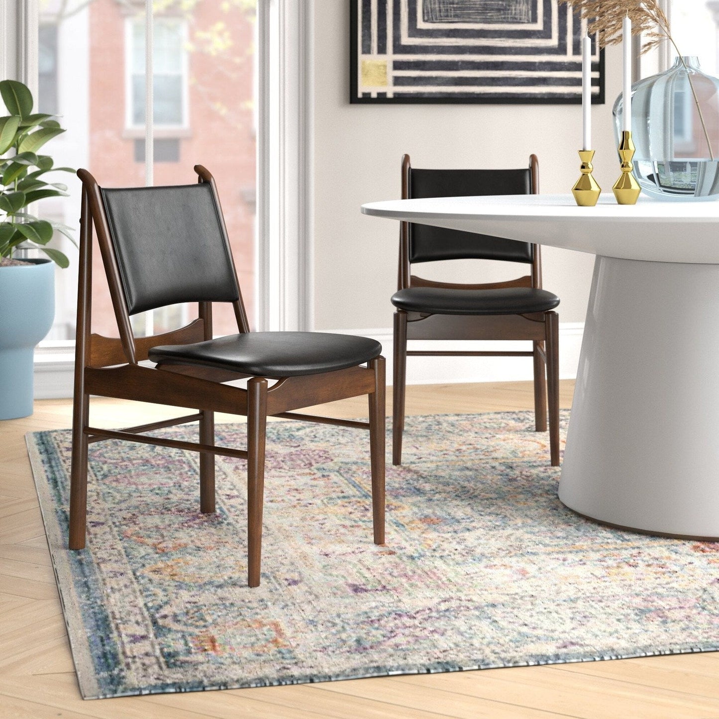 New Pacific Direct Wembley PU Leather Chair, (Set of 2) -  1320008-524
