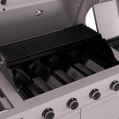TYTUS Fresno 5-Burner LP/NG Convertible Grill in Gunmetal Gray - TDT-021-0101