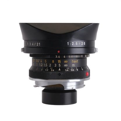 Leica 21mm f3.4 Super Angulon Black, Hood 2583099
