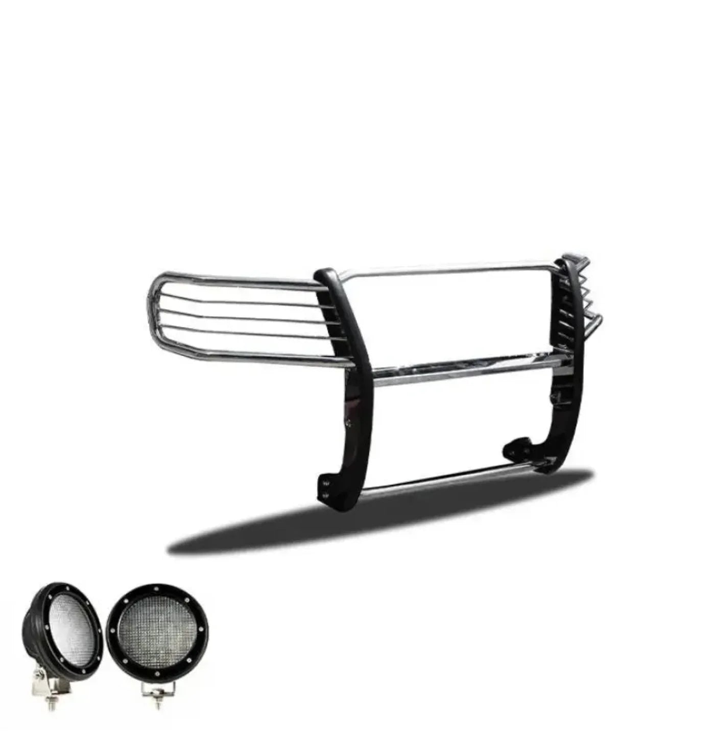 Black Horse 17A098900MSS-PLFB Grille Guard Kit - BLK17A098900B