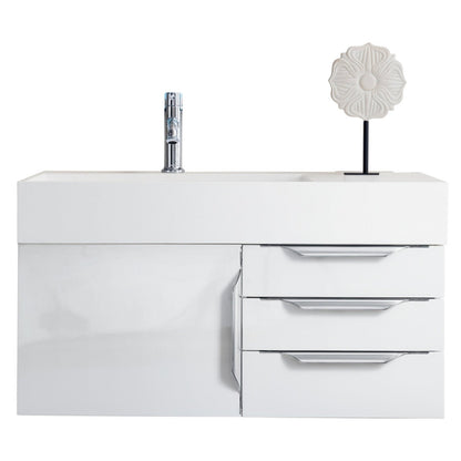 James Martin Vanities Mercer Island 36" Single Vanity - 389-V36-AGR-G-DGG