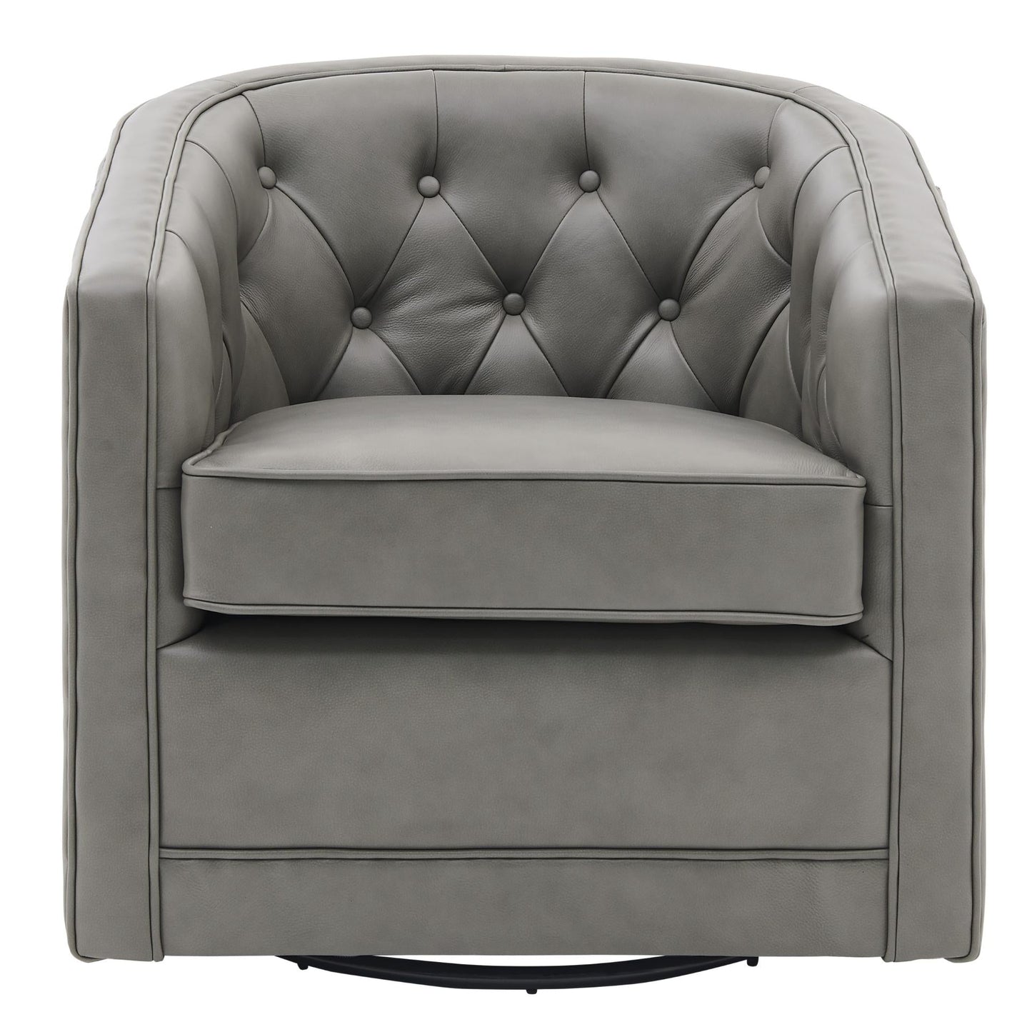 New Pacific Direct Walsh Top Grain Leather Swivel Chair  - 1900153-428