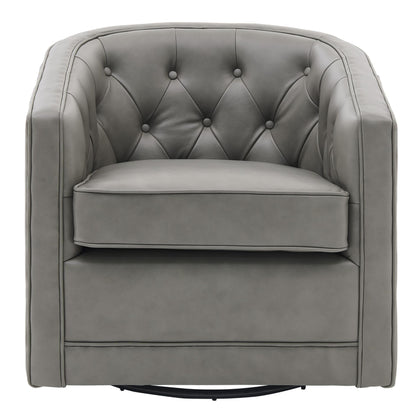 New Pacific Direct Walsh Top Grain Leather Swivel Chair  - 1900153-428