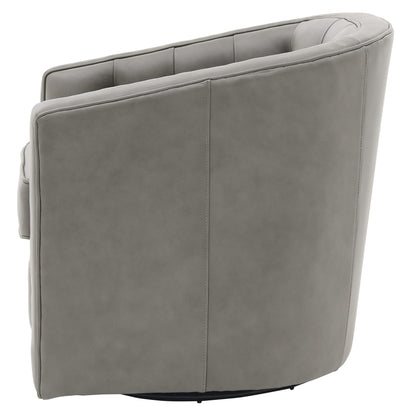 New Pacific Direct Walsh Top Grain Leather Swivel Chair  - 1900153-428