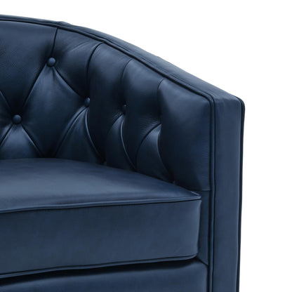 New Pacific Direct Walsh Top Grain Leather Swivel Chair  - 1900153-429