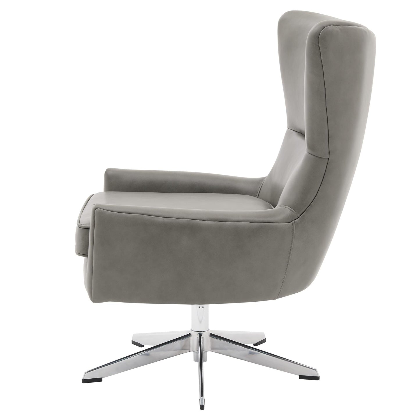 New Pacific Direct Arya Top Grain Leather Swivel Chair  - 1900154-428