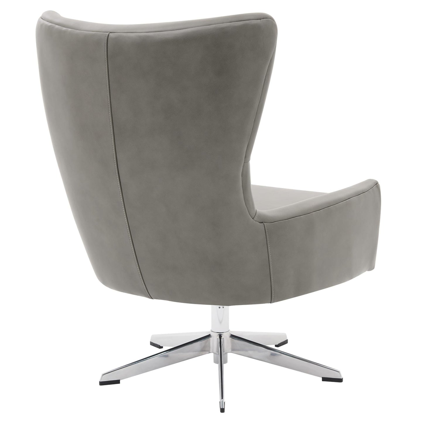 New Pacific Direct Arya Top Grain Leather Swivel Chair  - 1900154-428