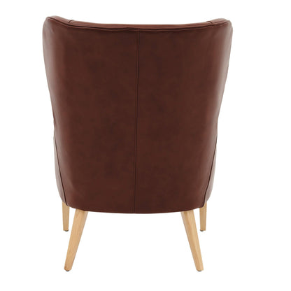 New Pacific Direct Bjorn Top Grain Leather Accent Chair  - 1900155-426