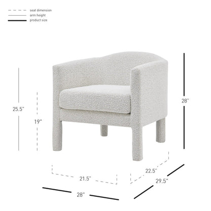 New Pacific Direct Jennifer Fabric Accent Arm Chair  - 1900171-563