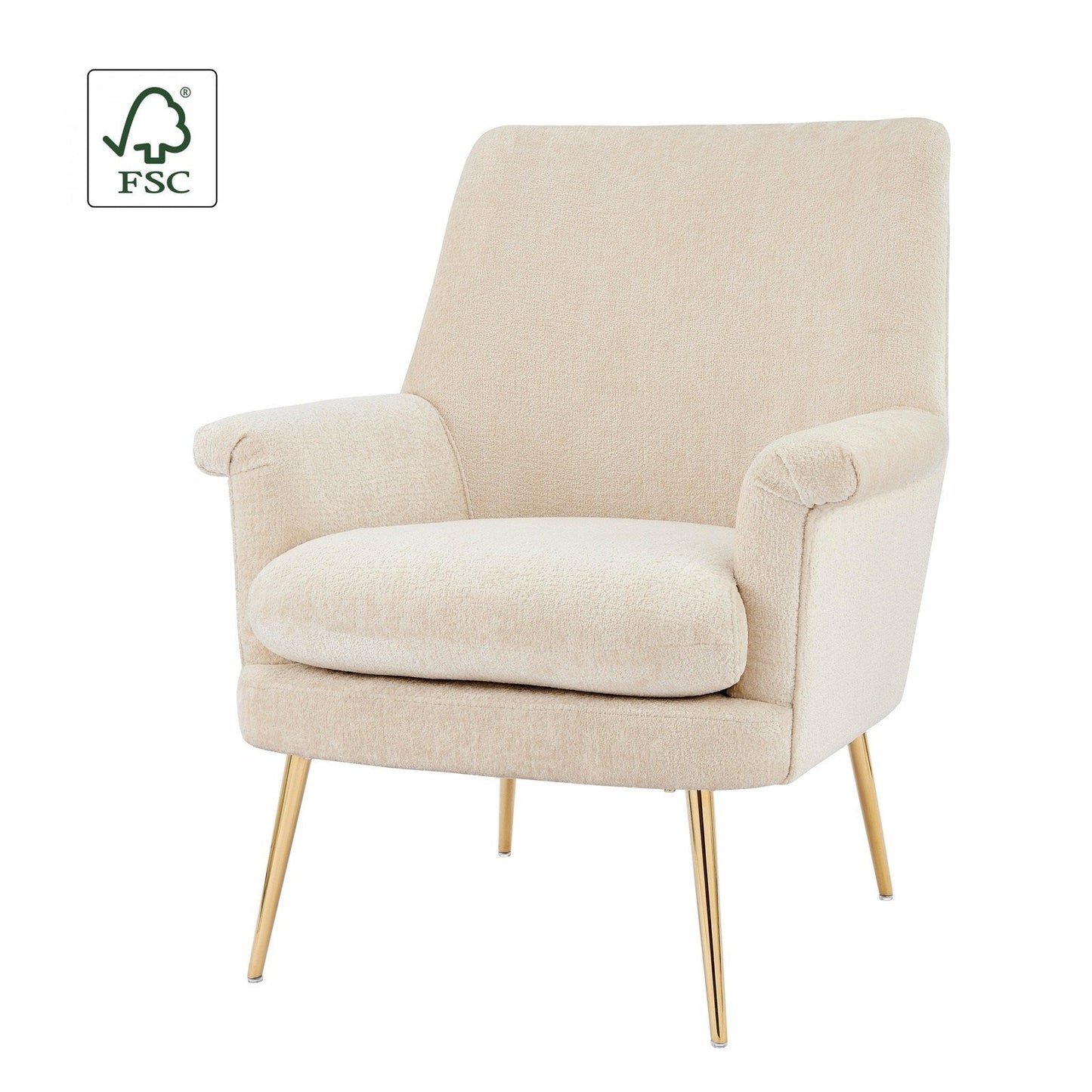 New Pacific Direct Kaylee Fabric Accent Arm Chair  - 1900184-567