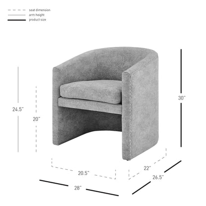 New Pacific Direct Freya Fabric Accent/ Dining Side Chair  - 1900185-561