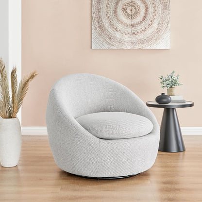 New Pacific Direct Adelmo Fabric Swivel Accent Chair 1900189-410 - 1900189-410