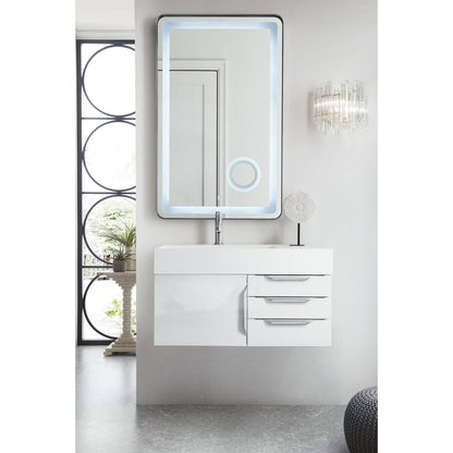 James Martin Vanities Mercer Island 36" Single Vanity - 389-V36-AGR-G-DGG