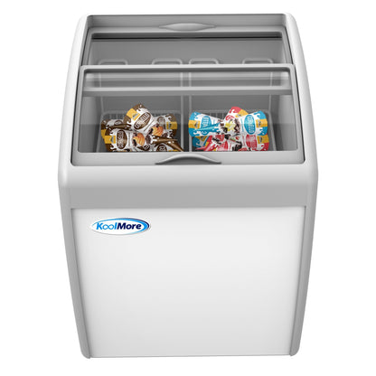 KOOLMORE 26 in. Display Ice Cream Freezer - 5.7 cu ft.  - MCF-6C