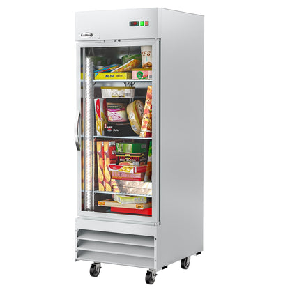 KOOLMORE 29 in. One Glass Door Reach-In Freezer 23 cu ft - . RIF-1D-GD