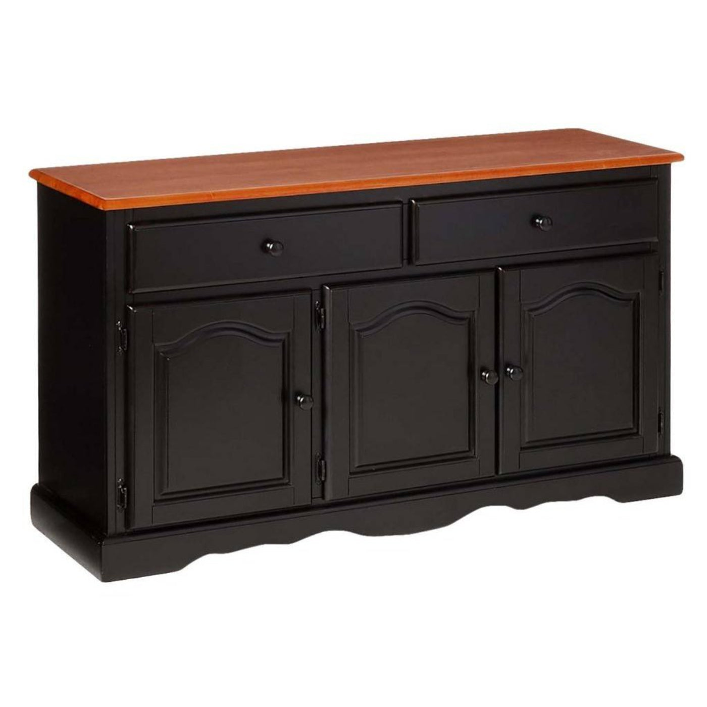 Sunset Trading Black Cherry Selections Treasure Buffet | Antique Black and Cherry -  DLU-22-BUF-BCH