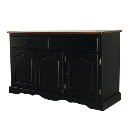 Sunset Trading Black Cherry Selections Treasure Buffet | Antique Black and Cherry -  DLU-22-BUF-BCH
