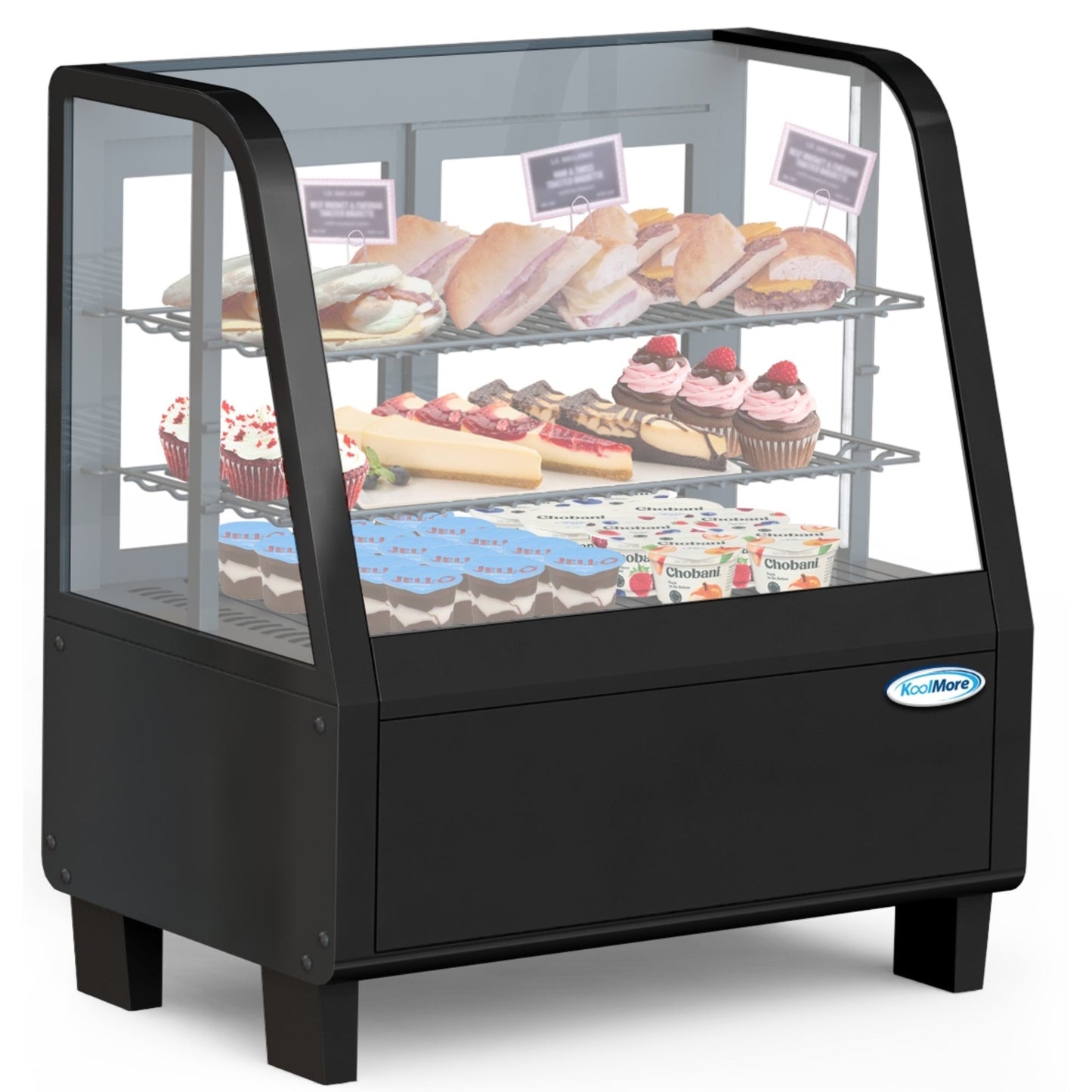 KOOLMORE CDC3CBK 27 in. Countertop Display Refrigerator - 3.6 Cu Ft. CDC-3C-BK - CDC3CBK