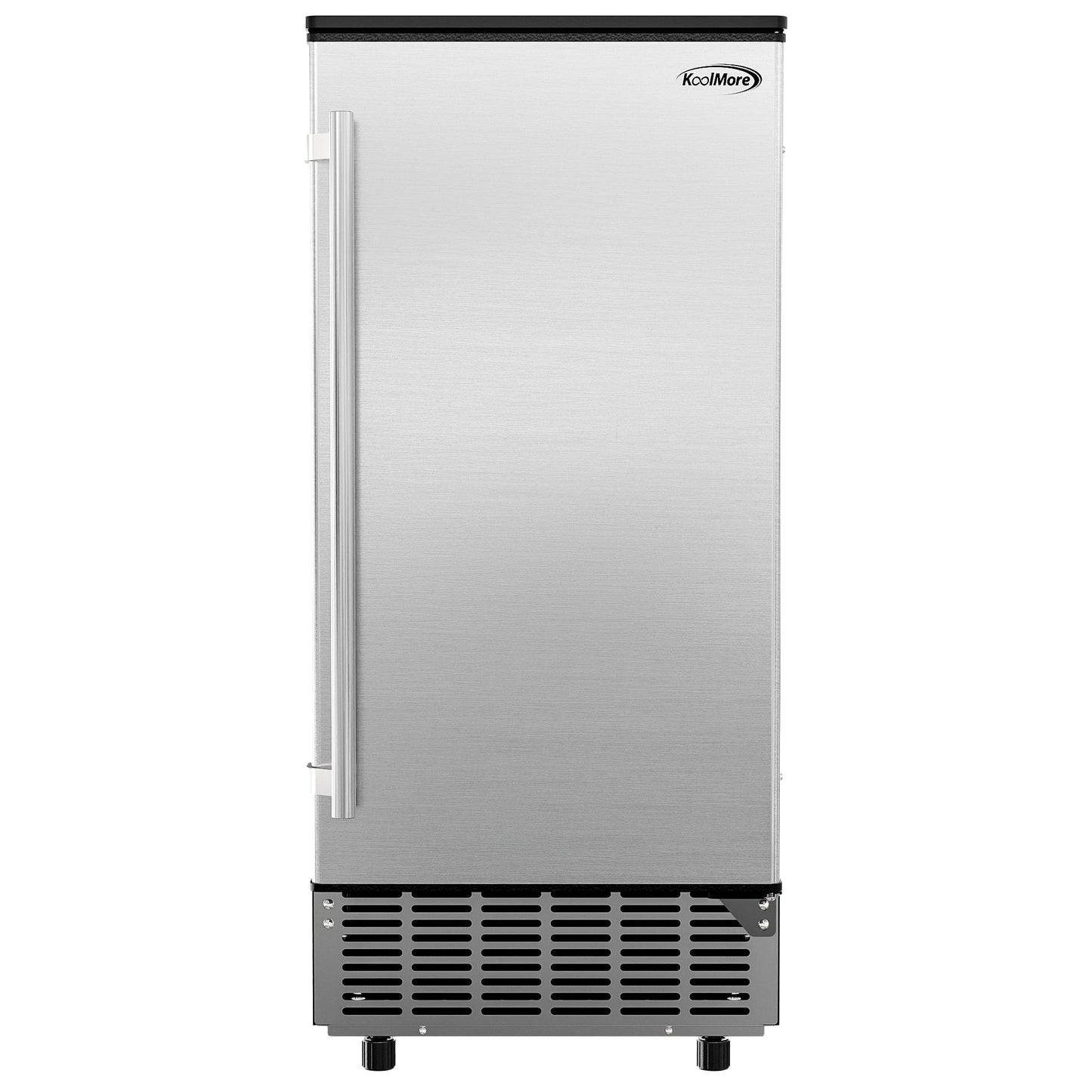 KOOLMORE BIM75BS 15 in. Stainless-Steel Built-In/Free-Standing Ice Maker, 75lbs/24h, BIM75-BS. - BIM75BS