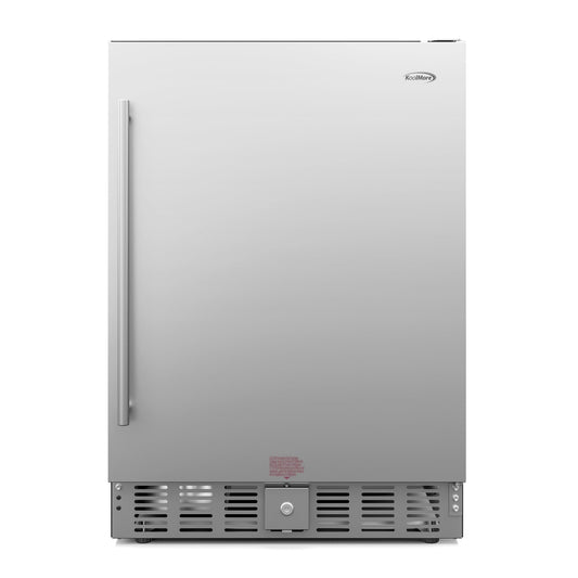KOOLMORE 23.4 in. Stainless Steel, Solid-Door Built-In Refrigerator and Beverage Cooler, 5 Cu. ft. - KMBIR5CSS